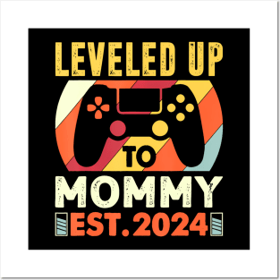 Soon To Be Mom 2024 I Leveled Up To Mommy 2024 Posters and Art